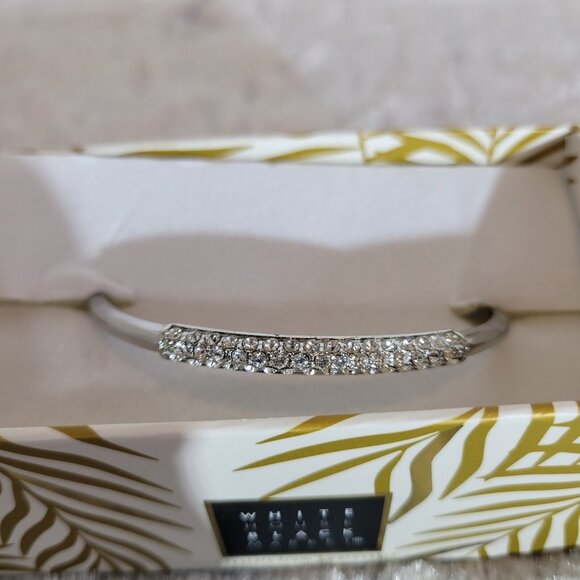 White House Black Market Jewelry - White House Black Market Swarovski Crystal Slider Bracelet "You Are Beautiful"